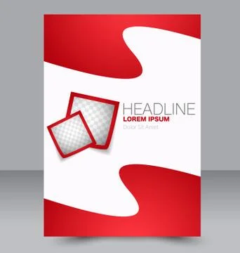 Abstract flyer design background. Brochure template. Stock Illustration