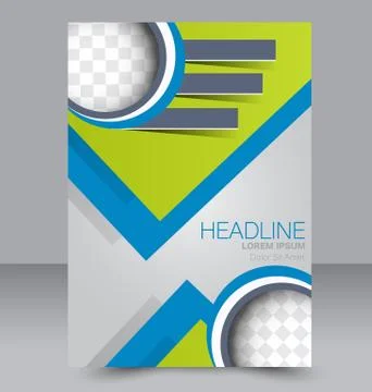 Abstract flyer design background. Brochure template. Stock Illustration