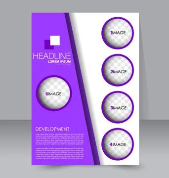 Abstract flyer design background. Brochure template. Stock Illustration