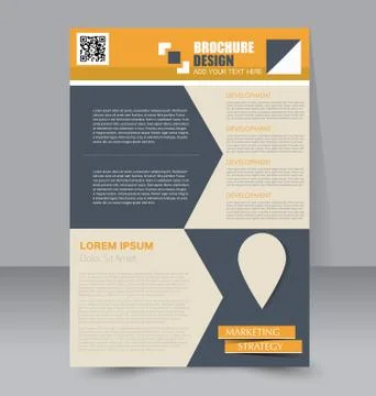 Abstract flyer design background. Brochure template. Stock Illustration