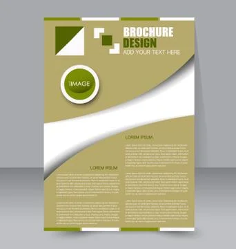 Abstract flyer design background. Brochure template. Stock Illustration