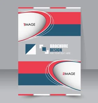 Abstract flyer design background. Brochure template. Stock Illustration