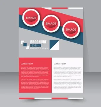 Abstract flyer design background. Brochure template. Stock Illustration