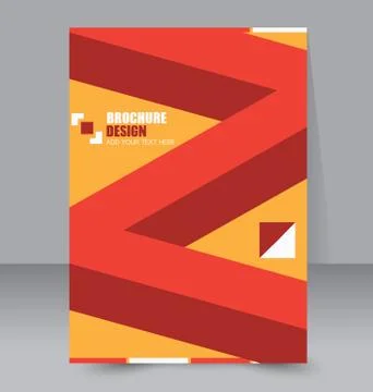 Abstract flyer design background. Brochure template. Stock Illustration