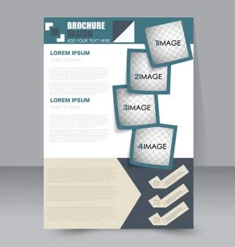 Abstract flyer design background. Brochure template. Stock Illustration