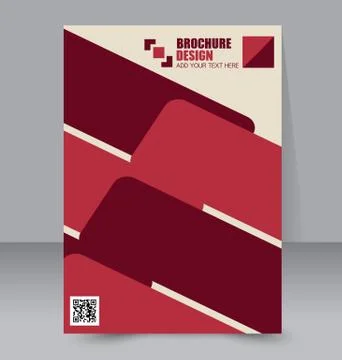 Abstract flyer design background. Brochure template. Stock Illustration