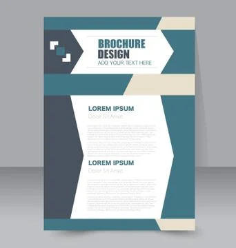 Abstract flyer design background. Brochure template. Stock Illustration