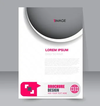 Abstract flyer design background. Brochure template. Stock Illustration