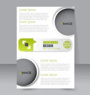 Abstract flyer design background. Brochure template. Stock Illustration