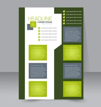 Abstract flyer design background. Brochure template. Stock Illustration