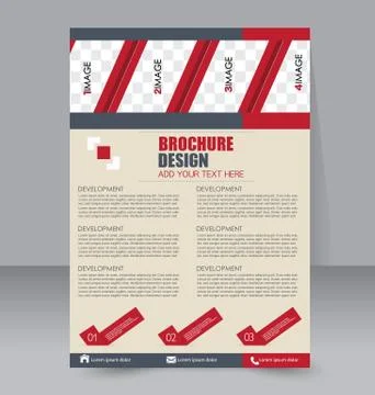 Abstract flyer design background. Brochure template. Stock Illustration