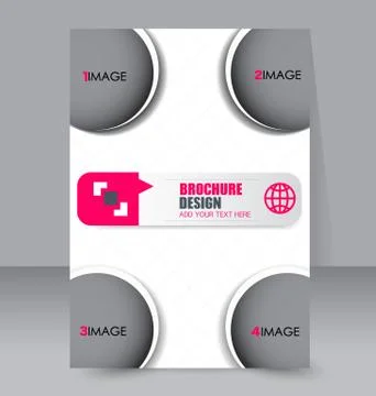 Abstract flyer design background. Brochure template. Stock Illustration
