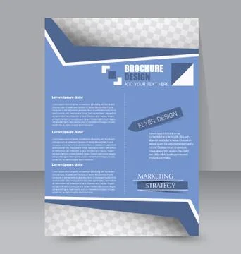 Abstract flyer design background. Brochure template. Stock Illustration