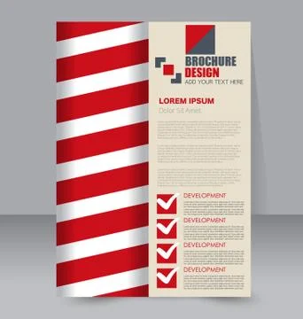 Abstract flyer design background. Brochure template. Stock Illustration