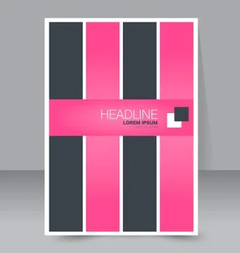 Abstract flyer design background. Brochure template. Stock Illustration