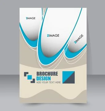 Abstract flyer design background. Brochure template. Stock Illustration