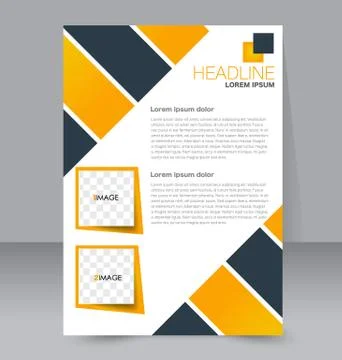 Abstract flyer design background. Brochure template. Stock Illustration