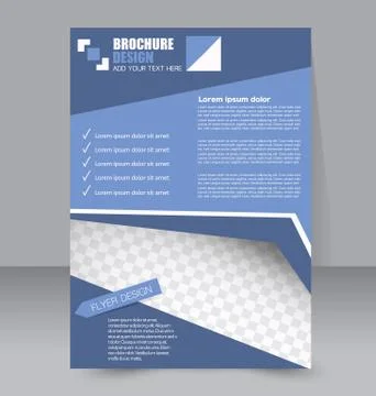 Abstract flyer design background. Brochure template. Stock Illustration