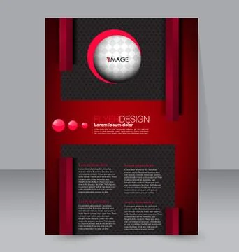 Abstract flyer design background. Brochure template. Stock Illustration