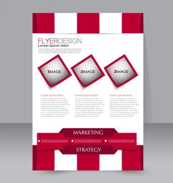 Abstract flyer design background. Brochure template. Stock Illustration