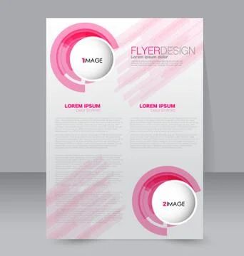 Abstract flyer design background. Brochure template. Stock Illustration