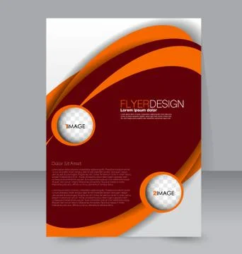 Abstract flyer design background. Brochure template. Stock Illustration