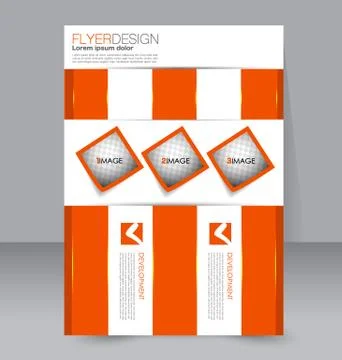 Abstract flyer design background. Brochure template. Stock Illustration