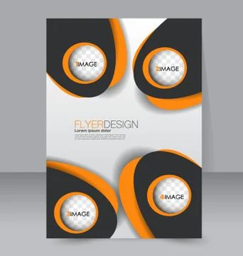 Abstract flyer design background. Brochure template. Stock Illustration