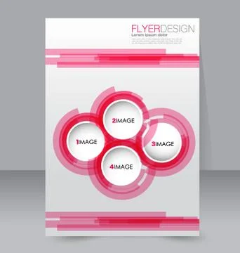 Abstract flyer design background. Brochure template. Stock Illustration