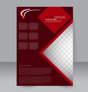 Abstract flyer design background. Brochure template. Stock Illustration