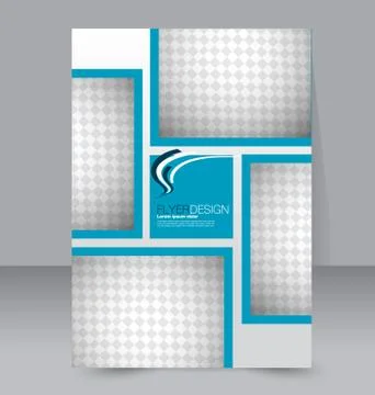 Abstract flyer design background. Brochure template. Stock Illustration