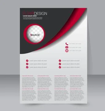 Abstract flyer design background. Brochure template. Stock Illustration