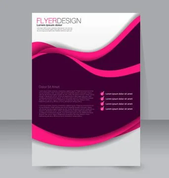 Abstract flyer design background. Brochure template. Stock Illustration
