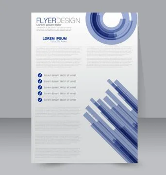 Abstract flyer design background. Brochure template. Stock Illustration