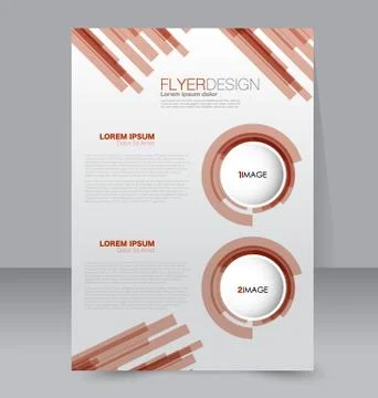 Abstract flyer design background. Brochure template. Stock Illustration