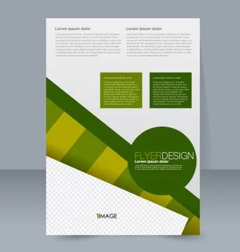Abstract flyer design background. Brochure template. Stock Illustration