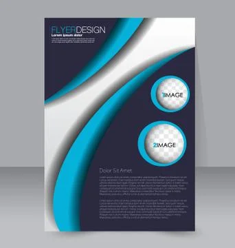 Abstract flyer design background. Brochure template. Stock Illustration