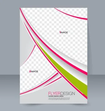 Abstract flyer design background. Brochure template. Stock Illustration