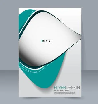 Abstract flyer design background. Brochure template. Stock Illustration