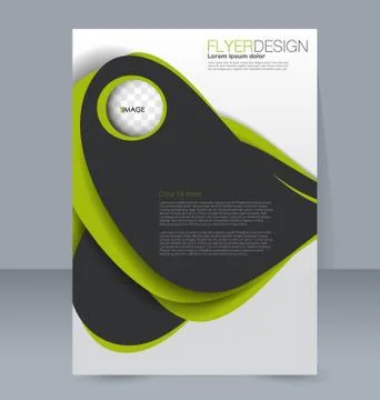 Abstract flyer design background. Brochure template. Stock Illustration