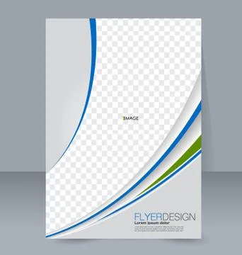 Abstract flyer design background. Brochure template. Stock Illustration