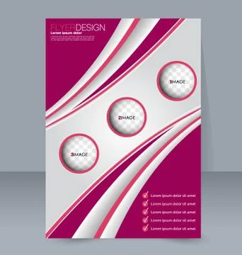 Abstract flyer design background. Brochure template. Stock Illustration