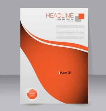 Abstract flyer design background. Brochure template. Stock Illustration