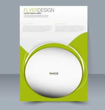 Abstract flyer design background. Brochure template. Stock Illustration
