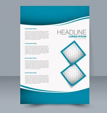 Abstract flyer design background. Brochure template. Stock Illustration