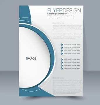 Abstract flyer design background. Brochure template. Stock Illustration