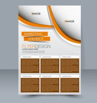 Abstract flyer design background. Brochure template. Stock Illustration