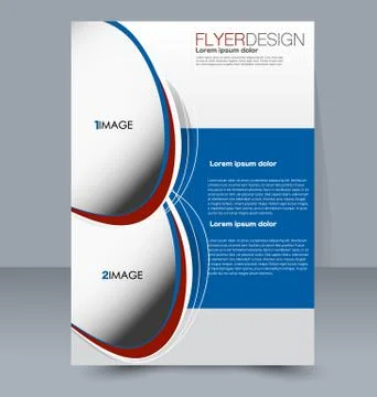 Abstract flyer design background. Brochure template. Stock Illustration