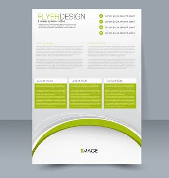 Abstract flyer design background. Brochure template. Stock Illustration