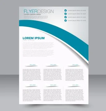 Abstract flyer design background. Brochure template. Stock Illustration